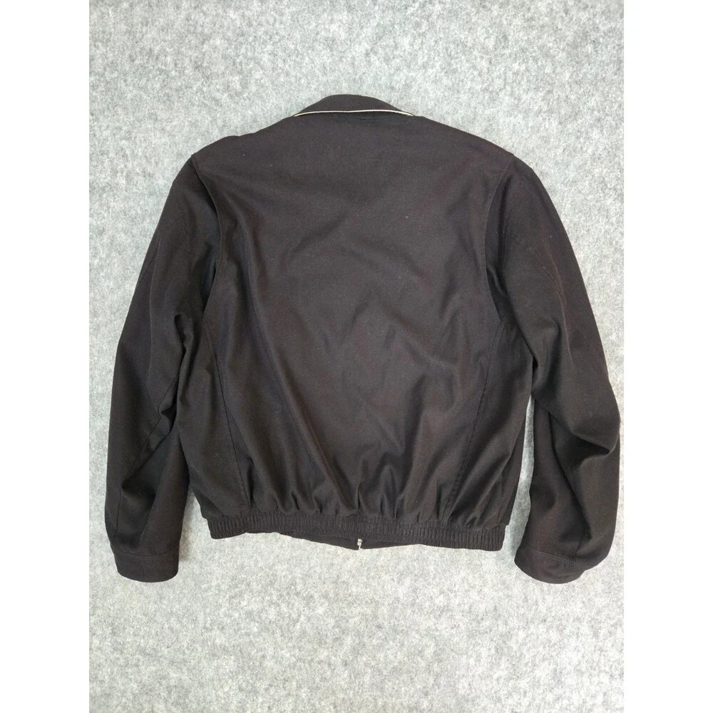 Vintage Black Polo Ralph Lauren Men’s Harrington Bomber Jacket Large